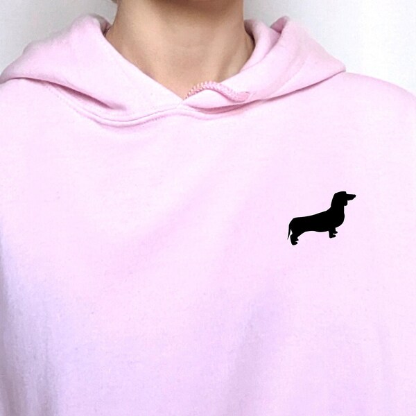 Dachshund hoodie women's clearance