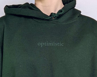 trendy optimistic hoodie | aesthetic hoodie, oversized hoodie, sweatshirt women trendy, hoodies and sweatshirts, hoodies for women aesthetic
