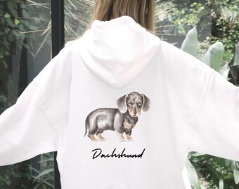 Cute Dachshund Hoodie | dachshund gifts, dachshund clothes, doxin clothes, doxie clothes, dashund gifts, daschund gifts, dashund hoodie
