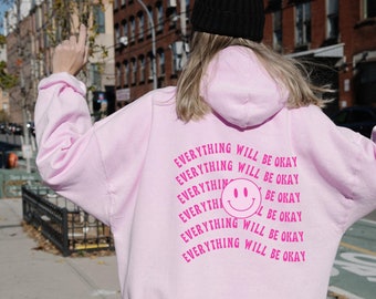 it'll be okay hoodie | trendy hoodie | oversized hoodie | sweatshirt woman trendy | trendy sweatshirt | aesthetic hoodie | aesthetic clothes