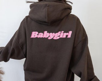 babygirl hoodie | babygirl aesthetic, brown hoodie, babygirl sweatshirt, sweatshirt women trendy, baby girl hoodie, babygirl sweater