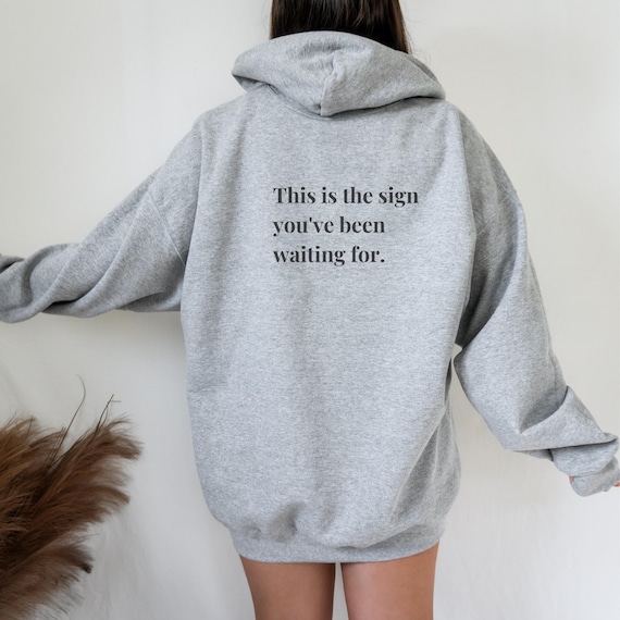 Inspirational Quote Hoodie Trendy Women s Hoodie Trendy Fashion