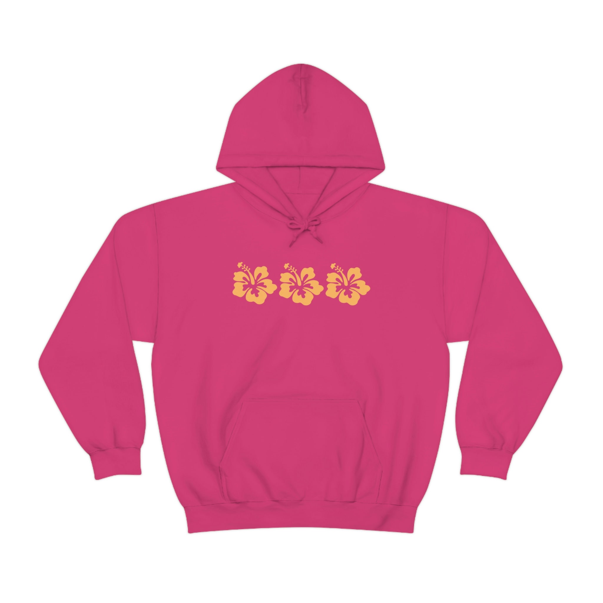 Preppy Clothes Ebroidery Hibiscus Hoodies For Teen Girls Y2K Fashion