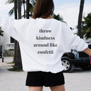 kindness crewneck | trendy women&#39;s sweatshirt, aesthetic crewneck sweatshirt, trendy hoody, cute hoodies, trendy hoodie
