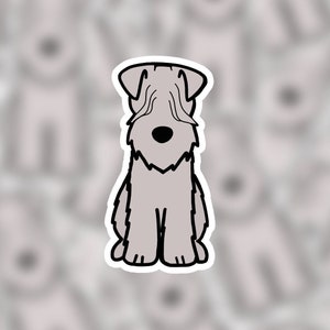 Soft Coated Wheaten Terrier |  Sticker Fully Waterproof | Pet Stickers  | Sticker for yeti, hydroflask, laptop, pc. | Pet Lover Stickers