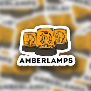 Amberlamps | Sticker | EMS Stickers, Gifts for EMTS, Paramedic Stickers, First Responder, Nurse, Flight Medic, Emergency Room Stickers