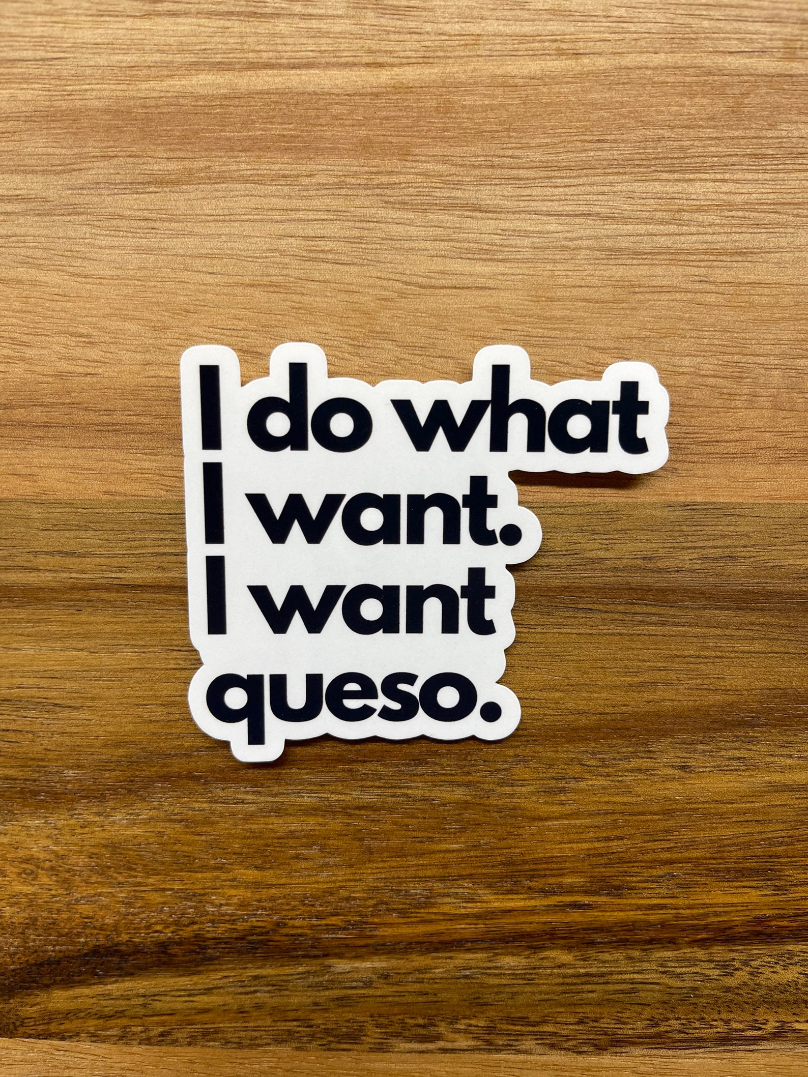 Queso funny Quote Sticker funny food stickers food stickers Etsy
