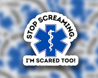 Stop Screaming I am Scared Too multicam army écusson hook-and-loop cap patch 