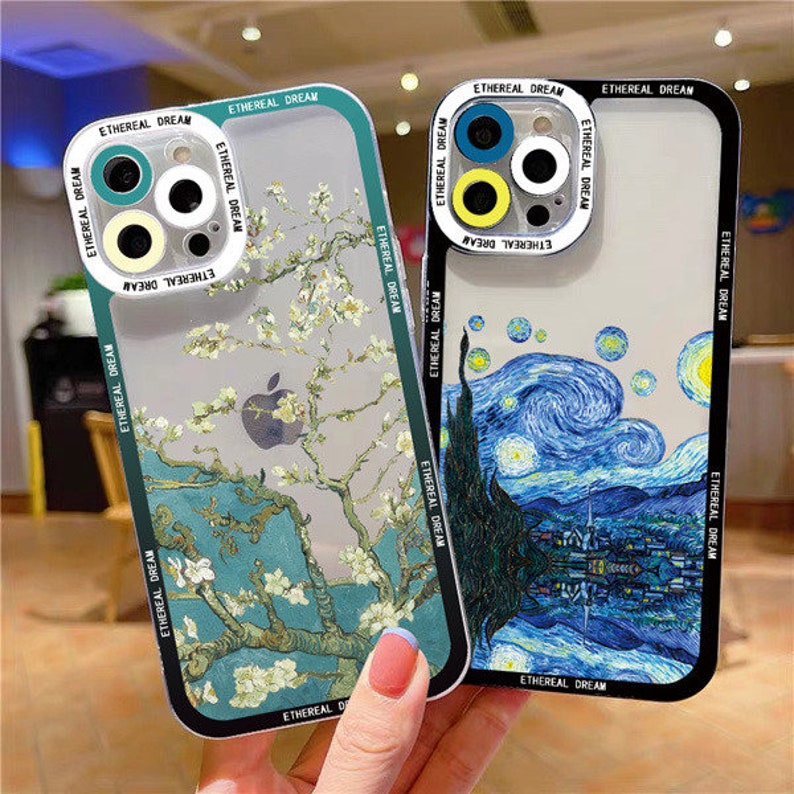 Van Gogh Shockproof Designer iPhone Case - iPhone 13/12/Pro/Max, iPhone 11/Pro/Pro Max, SE 2020, iPhone X/XR/XS, iPhone 8/7/Plus, Protective 