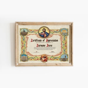 Printable Roman Catholic Church Certificate Template | Catholic ...