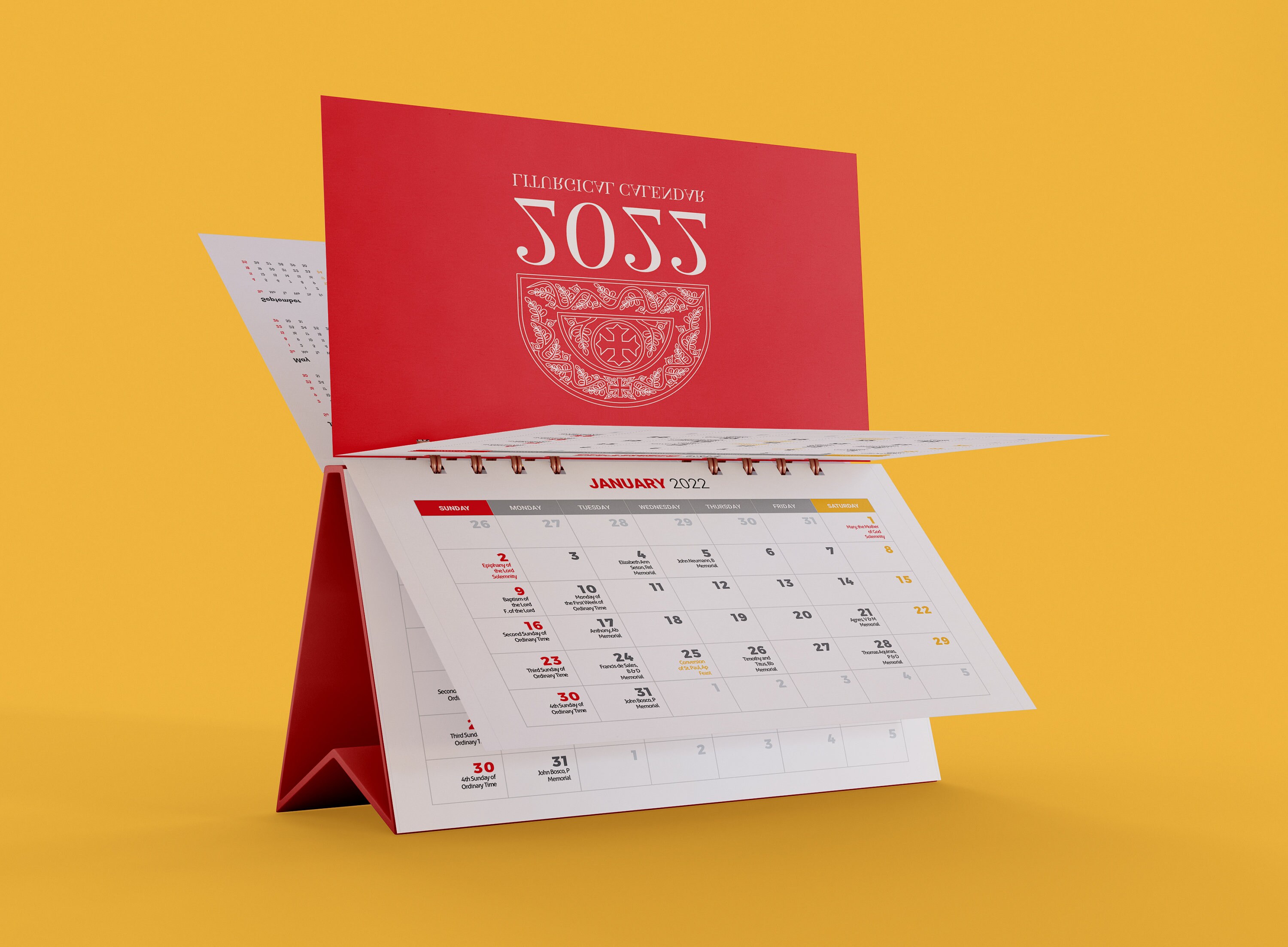 2022 Catholic Calendar Printable Instant Download 2022 Etsy