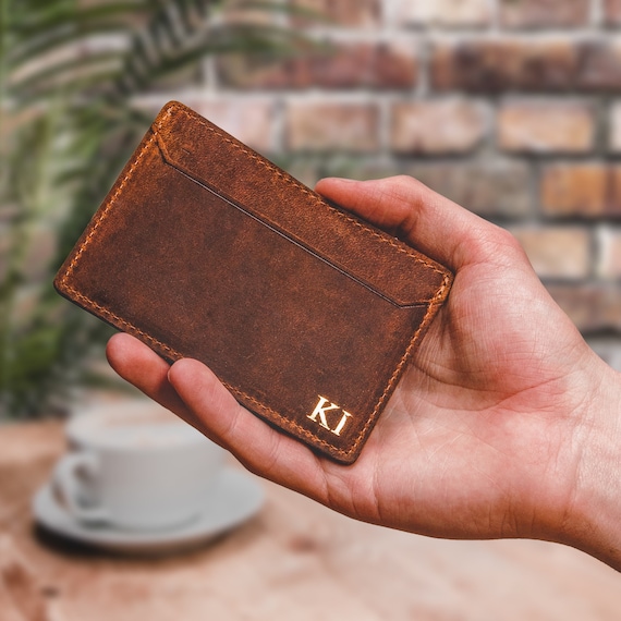 Personalized Handmade Leather Wallet [Card Holder]