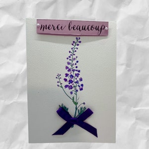 Hand Painted Watercolor Greeting Card