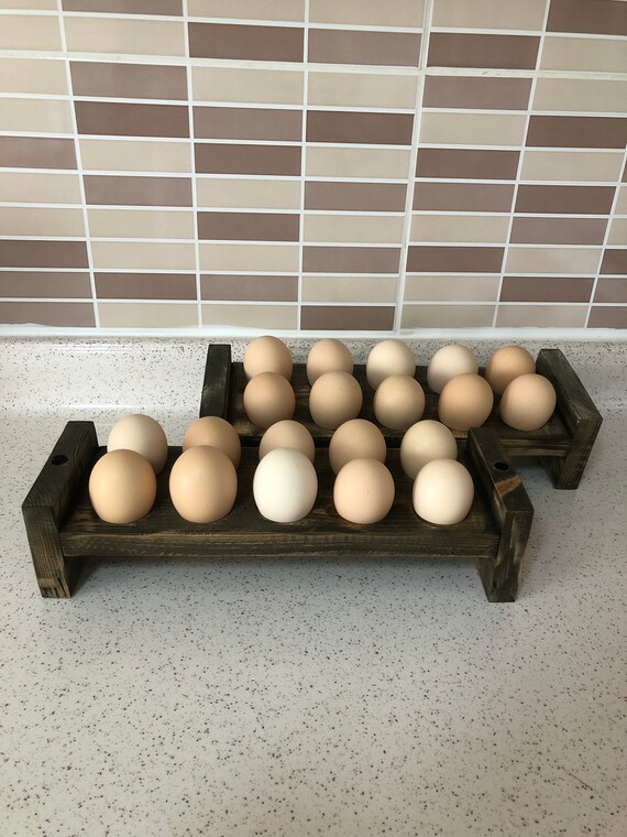 Egg Holder Countertop Egg Storage, Egg Baskets for Fresh Eggs, Vintage Cast  Iron Chicken Egg Basket Hold up to 12 Eggs 