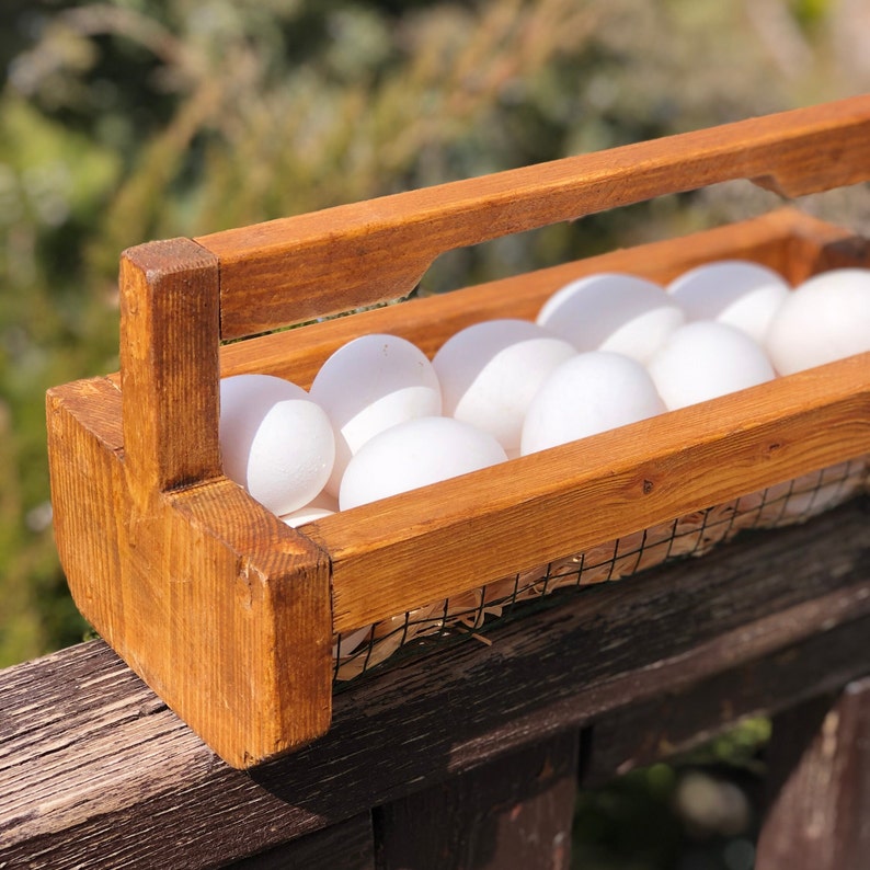 Personalised Egg Collection Basket Fresh Egg Basket Garden Etsy