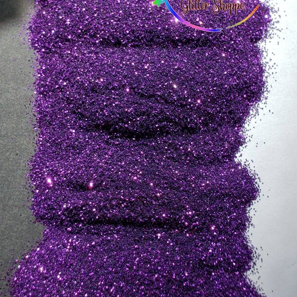 Purple minion, dark purple glitter, Polyester Glitter, ultra fine glitter, 2oz bag