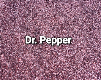 Dr. Pepper, Maroon Glitter, Polyester Glitter, 2 oz bag