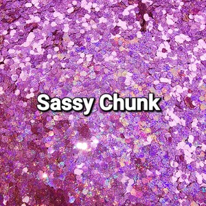 Sassy chunk, 2mm pink chunky glitter, Polyester Glitter, chunky glitter, 2oz bag, shaped glitter, holographic glitter