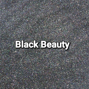 Black beauty, holographic black glitter, holographic glitter, Polyester Glitter, ultra fine glitter, 2oz bag