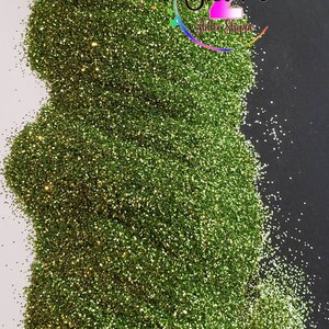 Kiwi, green glitter, Polyester Glitter, ultra fine glitter, 2oz bag