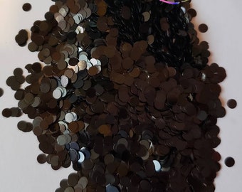 Black dots, 3mm black dot glitter, Polyester Glitter, 1oz bag