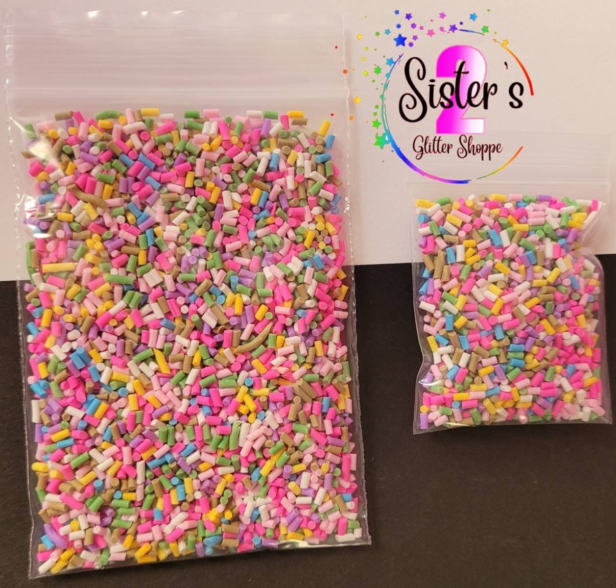 Funfetti polymers clay colored sprinkles 5oz bag or 1oz bag Etsy