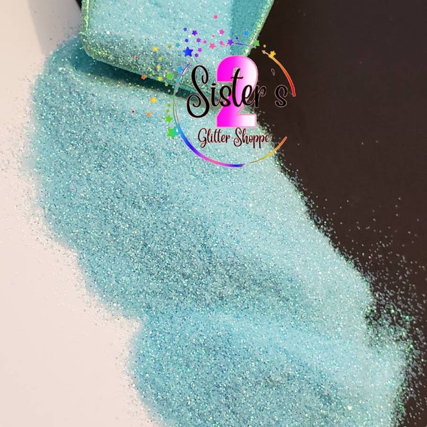 Baby blue, light blue glitter, Polyester Glitter, ultra fine glitter, 2oz bag