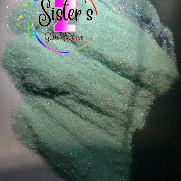 Shamrock, light green glitter, pastel green glitter, Polyester Glitter, ultra fine glitter, 2oz bag