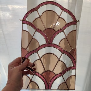 Brown and Beige Art Deco