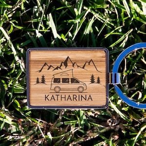 Camping personalized keychain Bulli VW California Beautiful t4 t5 t6 gift