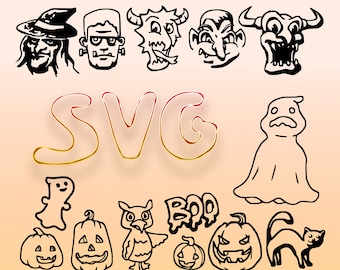 paquete svg de halloween
