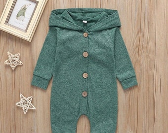 Long Sleeve Cardigan Romper