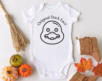 Original Duck Face With Picture Of Duck Face | Unisex Baby Clothes