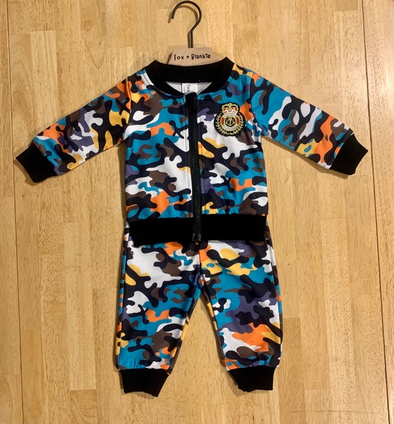 Baby Boy Camo Clothes Outfit Zip up Jacket and Cozy Camouflage Etsy