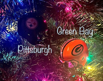 Football Team Helmet Ornament | Mini Helmet