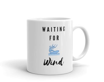 Waiting for Wind Kitesurfer Mug