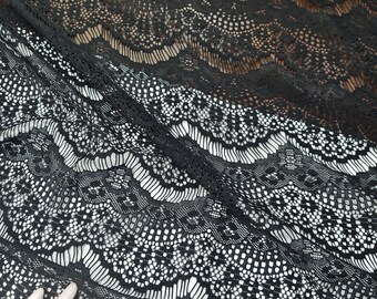 Minerva Crinolene Structured Net Fabric Black - Per Yard