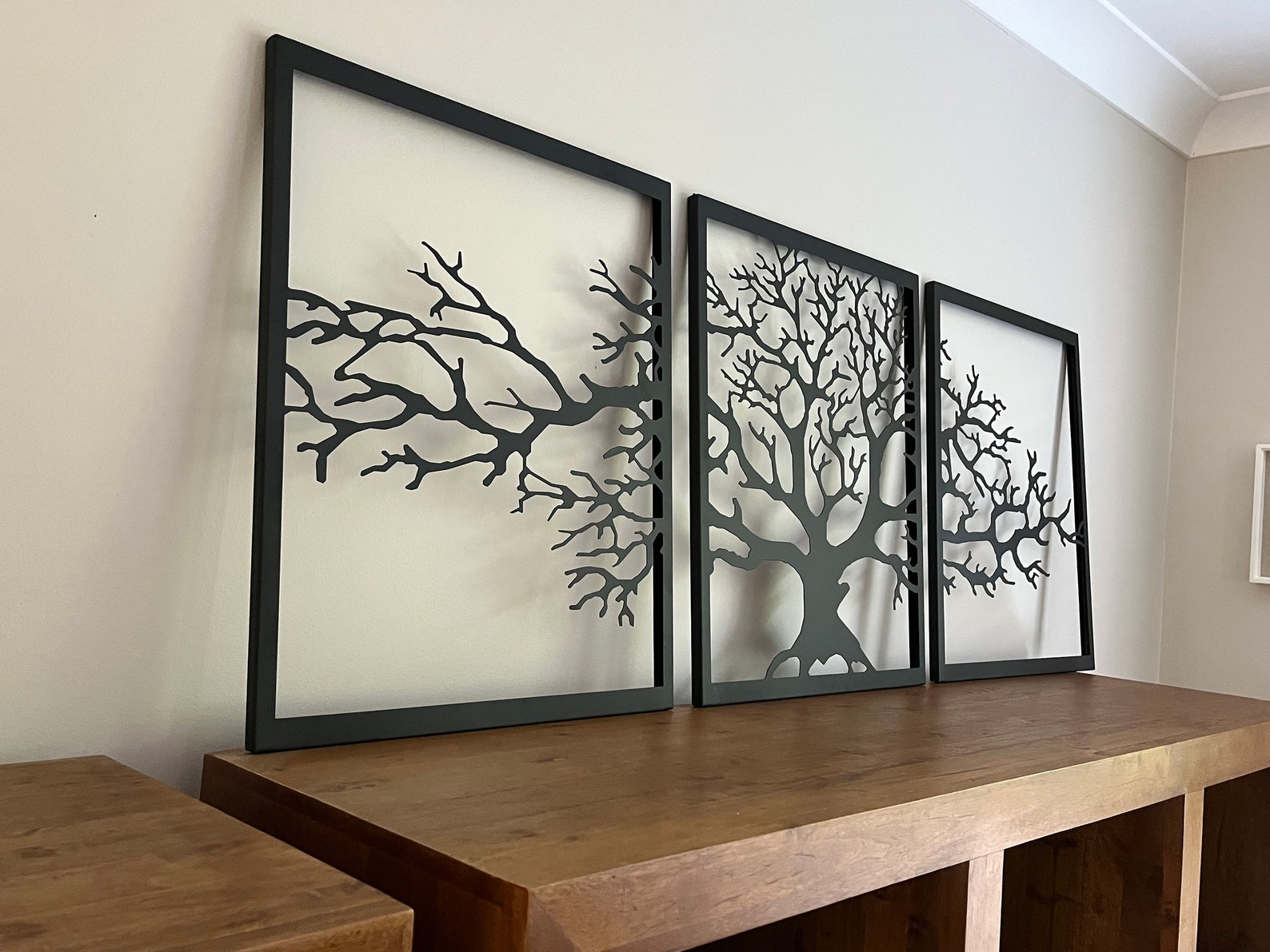 Tree of Life Metal Wall Art, Metal Wall Decor, Tree of Life 3 Panels