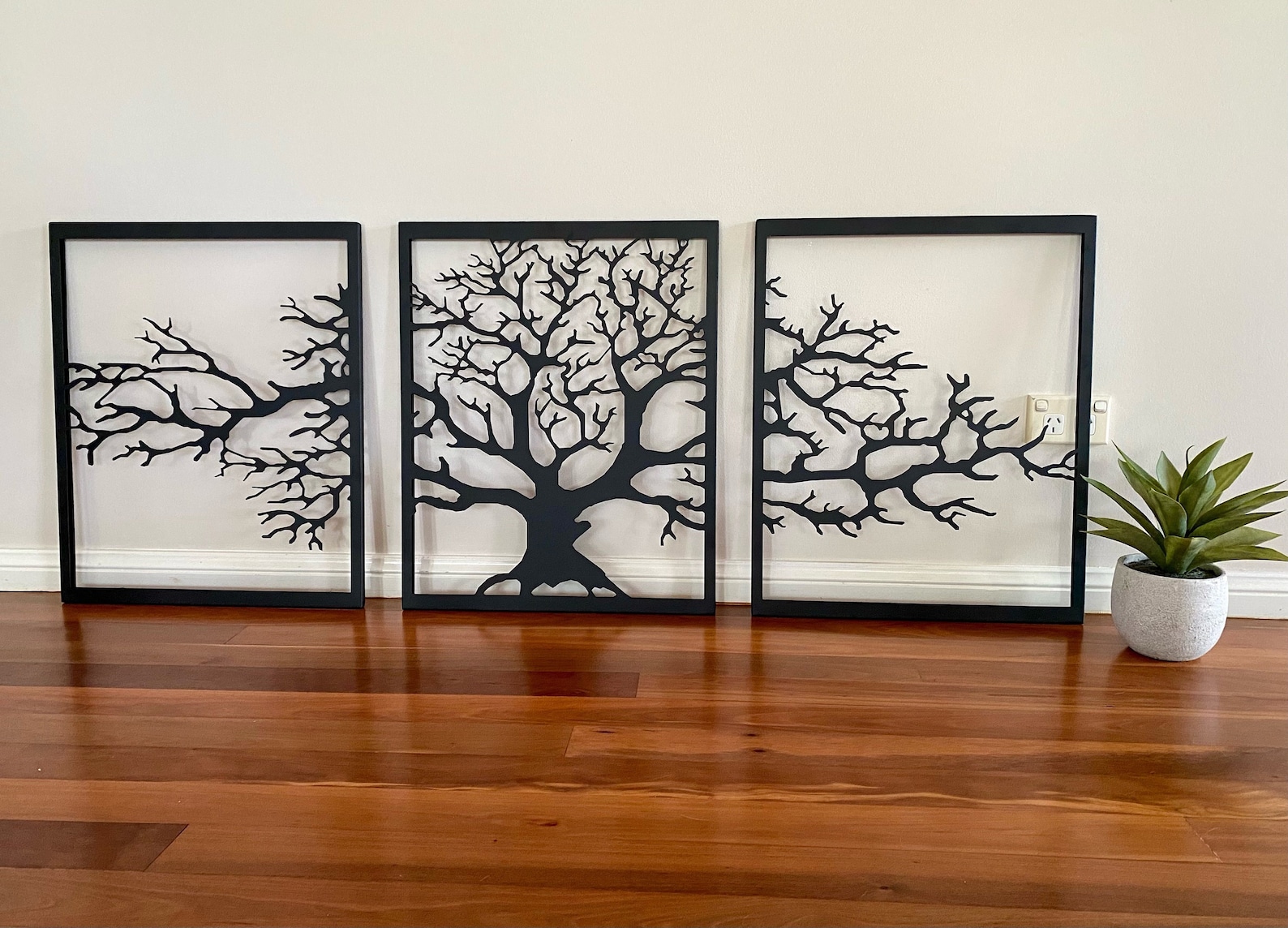 Tree of Life Metal Wall Art, Metal Wall Decor, Tree of Life 3 Panels