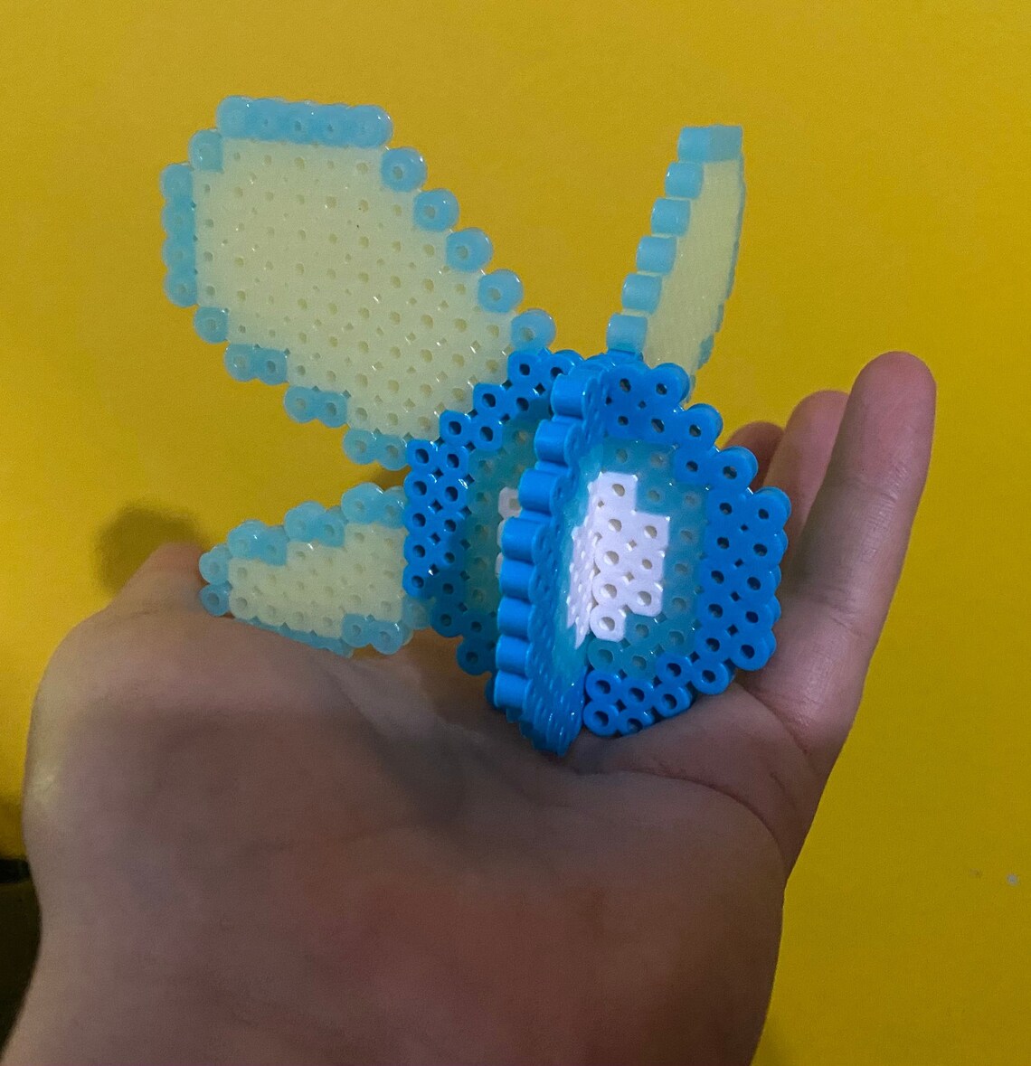 Blue or Pink Navi Glow in the Dark Perler Beads Zelda Fairy Etsy