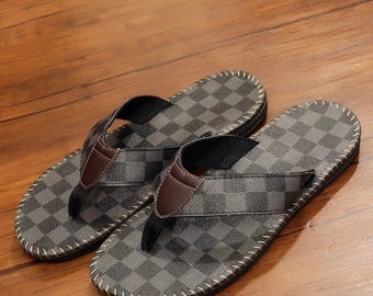 Louis Vuitton Slides Men - Etsy