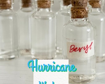 Agua de tormenta del huracán Beryl: ingrediente para hechizos de brujería - 1/2 oz