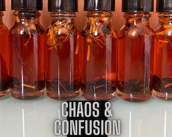 Aceite de Caos y Confusión / con Clavos Oxidados - Maleficio, Maldición, Conjuro