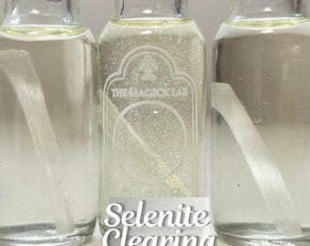 Aceite/líquido de selenita para la purificación de espacios, energía y espiritualidad