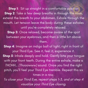 Third Eye Opener Ritual Chakra Spell Oil W Obsidian Stone & Dragon's ...