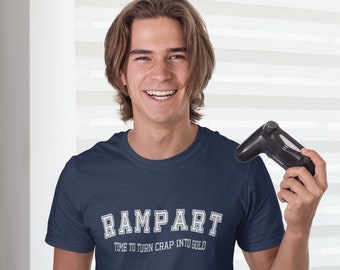Rampart Time To Turn Crap Into Gold Apex Legends Inspired Unisex T-Shirt l Gamer tee