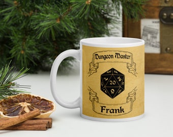 Dungeon Master Dungeons and Dragons Custom Name Mug