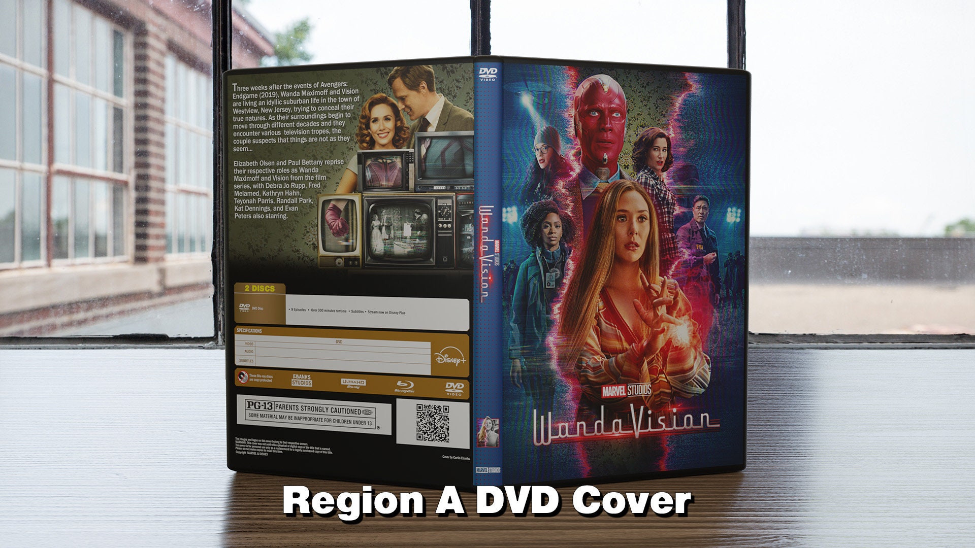 Wandavision Custom DVD Cover download Etsy Australia