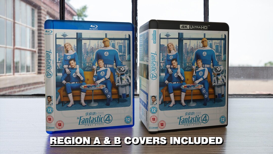 F4 First Steps Custom BR & 4K UHD Blu-ray Cover [download] - Etsy