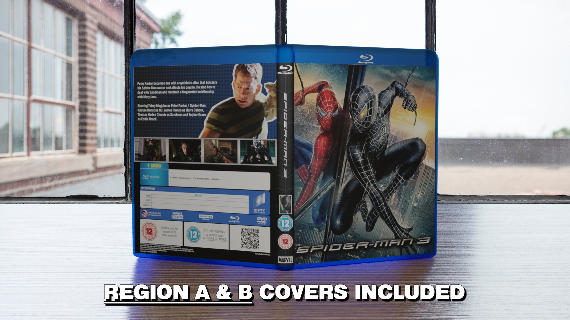 Spider-man 3 Custom Blu-ray Cover DOWNLOAD - Etsy
